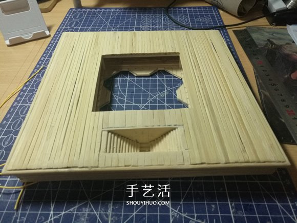 竹签手工制作埃菲尔铁塔模型的详细图解教程