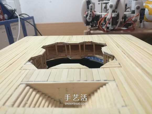 竹签手工制作埃菲尔铁塔模型的详细图解教程