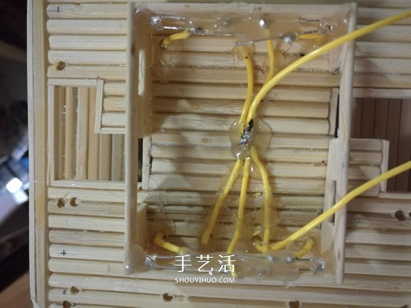 竹签手工制作埃菲尔铁塔模型的详细图解教程