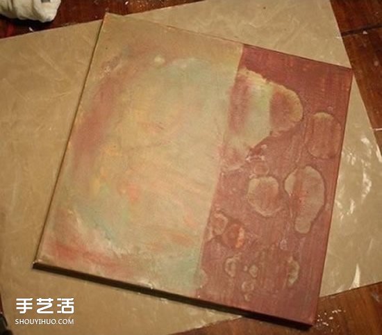 雪糕棍装饰画DIY图解 简单装饰画用冰棒棍做