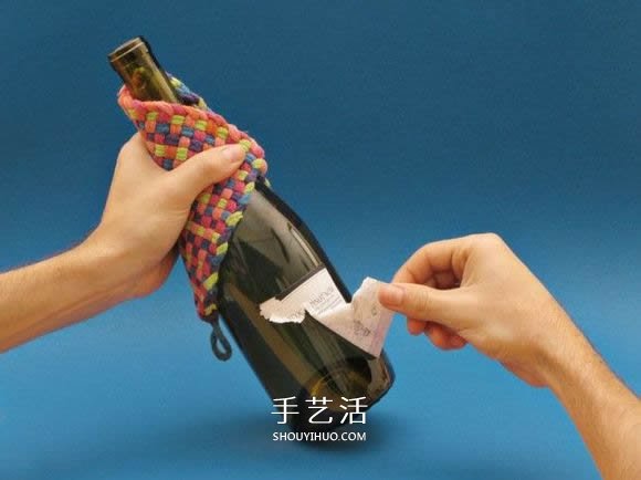 红酒瓶子废物利用 DIY手工制作漂亮的酒杯